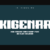 Kigenar Font