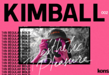 Kimball Font Poster 1