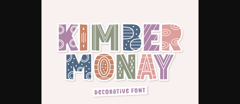 Kimber Monay Font Poster 1