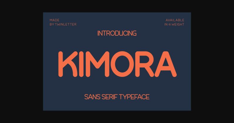 Kimora Font Poster 3
