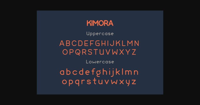 Kimora Font Poster 11