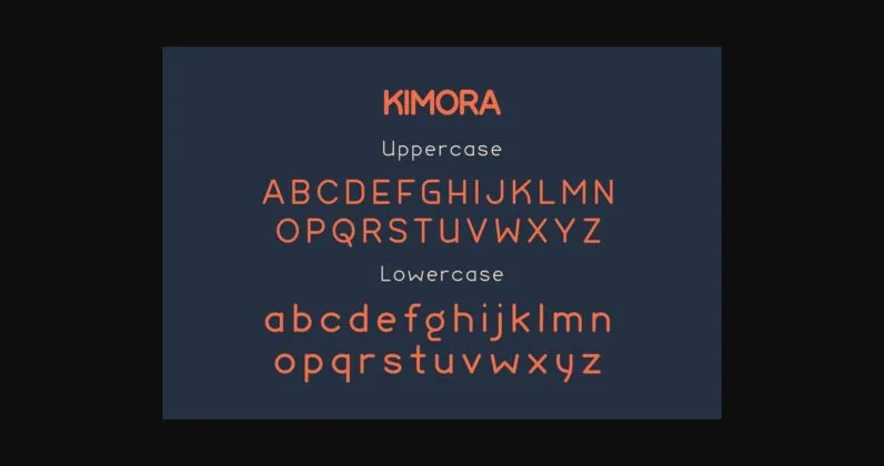 Kimora Font Poster 11