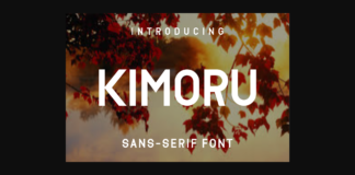 Kimoru Font Poster 1