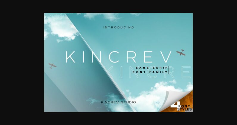 Kincrev Font Poster 3