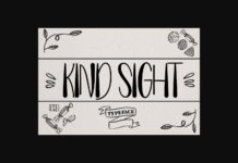 Kind Sight Font Poster 1