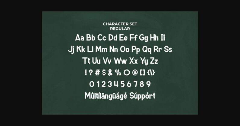 Kinder School Font Poster 5