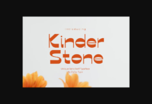 Kinder Stone Font Poster 1