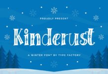 Kinderust Font Poster 1