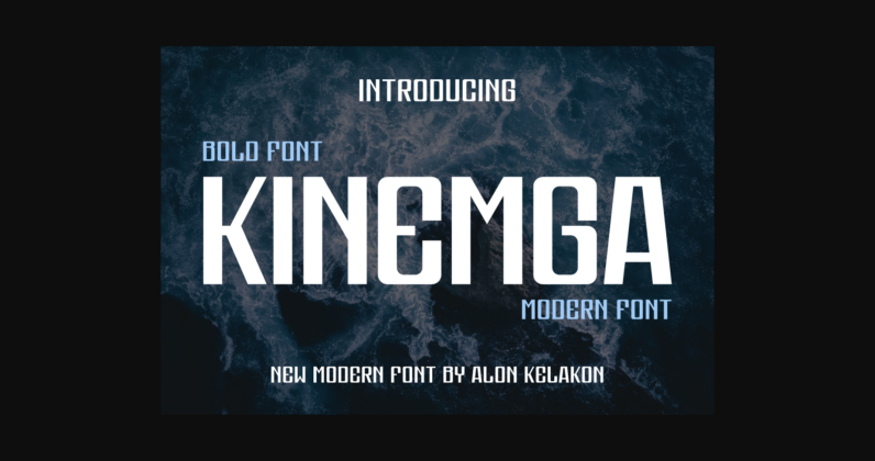 Kinemga Font Poster 3