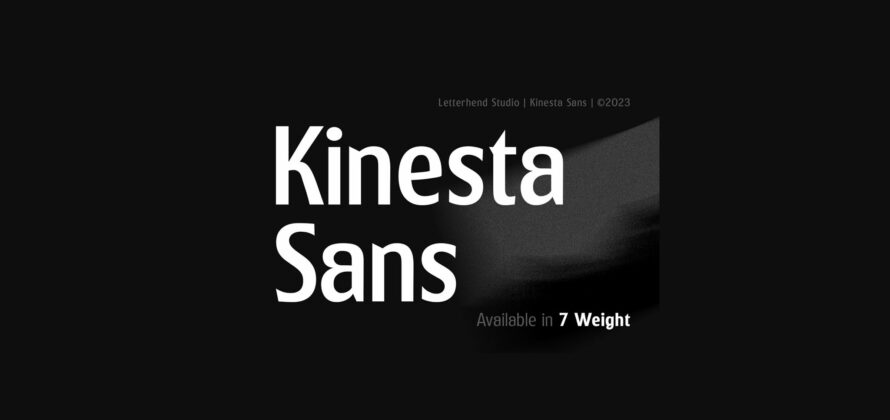 Kinesta Sans Font Poster 3