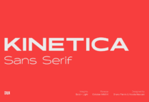 Kinetica Font Poster 1