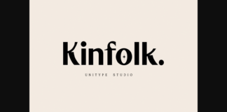 Kinfolk Font Poster 1