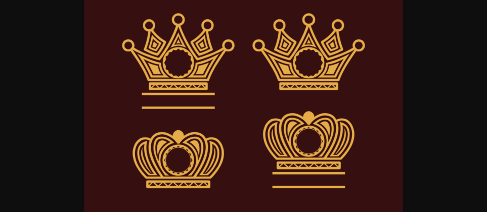 King Crown Font Poster 2