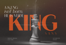 King Font Poster 1
