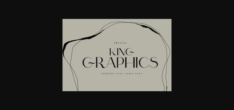 King Graphics Font Poster 3