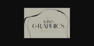 King Graphics Font Poster 1