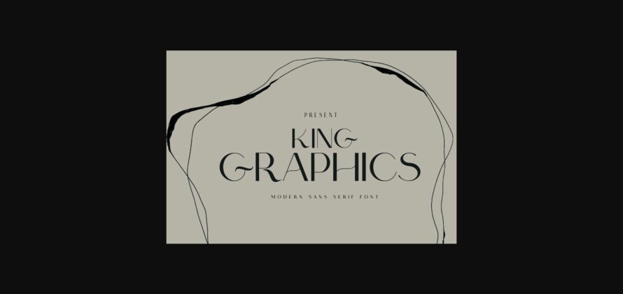 King Graphics Font Poster 1