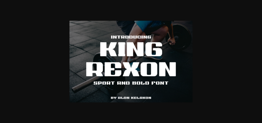 King Rexon Font Poster 3