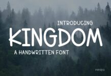 Kingdom Font Poster 1