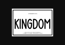 Kingdom Font Poster 1