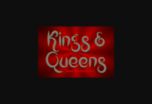 Kings and Queens Font Poster 1