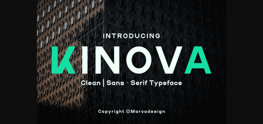 Kinova Font Poster 3