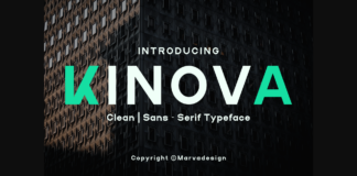 Kinova Font Poster 1