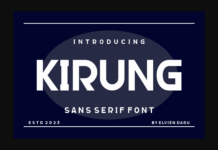 Kirung Font Poster 1