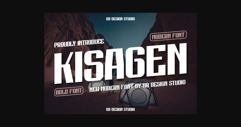 Kisagen Font Poster 3