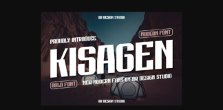 Kisagen Font Poster 1