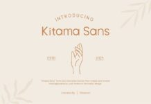 Kitama Sans Font Poster 1