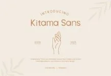 Kitama Sans Font Poster 1