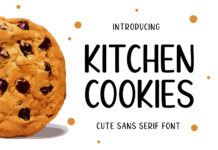 Kitchen Cookies Font Poster 1