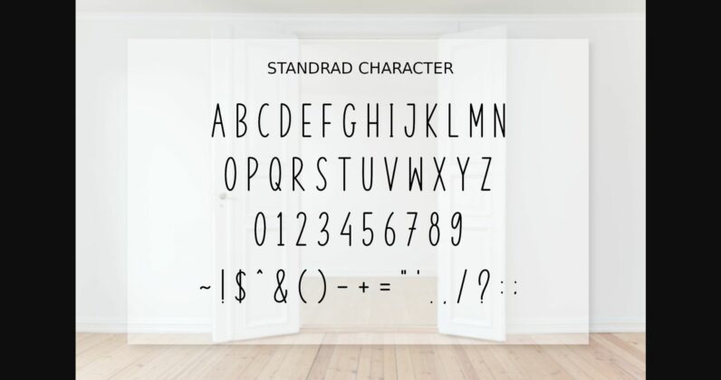 Kitchen Home Font Poster 6