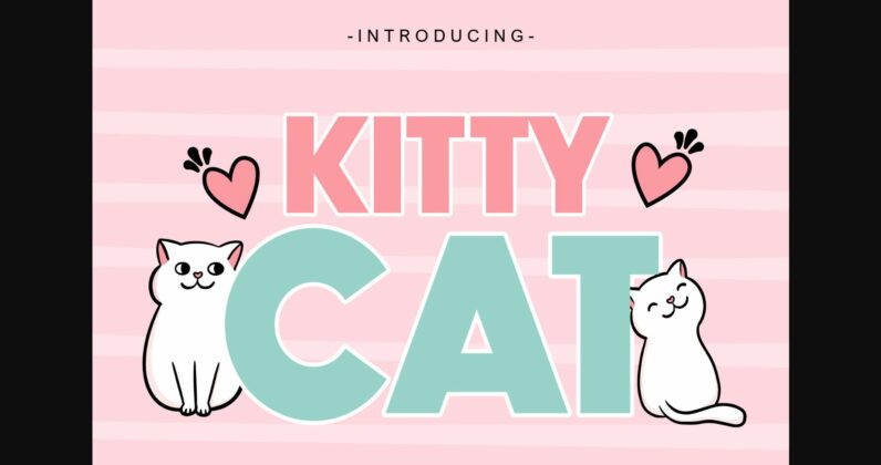 Kitty Cat Font Poster 3