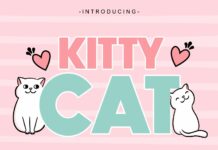 Kitty Cat Font Poster 1