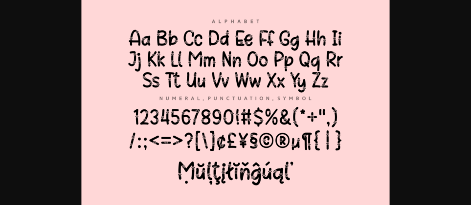 Kitty Sign Font Poster 7