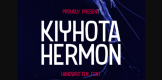 Kiyhota Hermon Font Poster 1