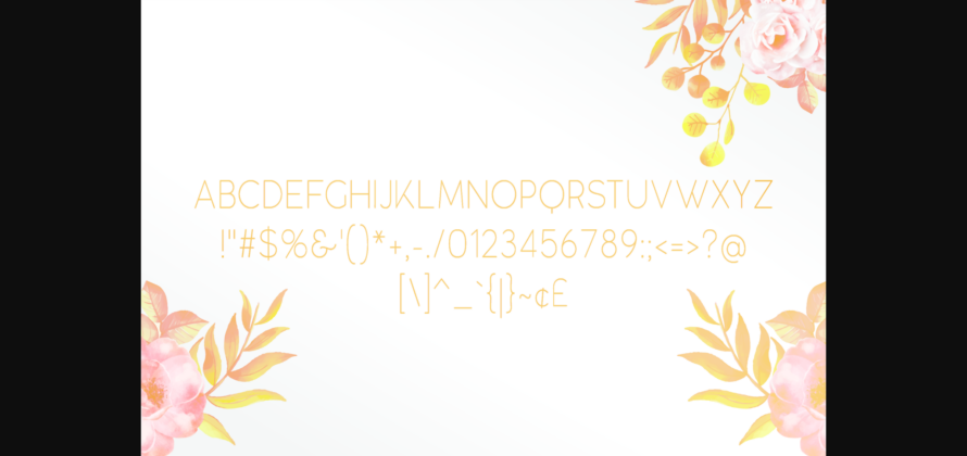 Klamoure Thin Font Poster 2