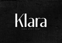 Klara Font Poster 1