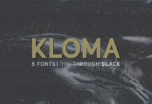 Kloma Font Poster 1