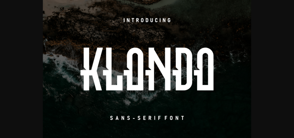 Klondo Font Poster 3