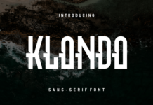 Klondo Font Poster 1