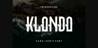 Klondo Font Poster 1