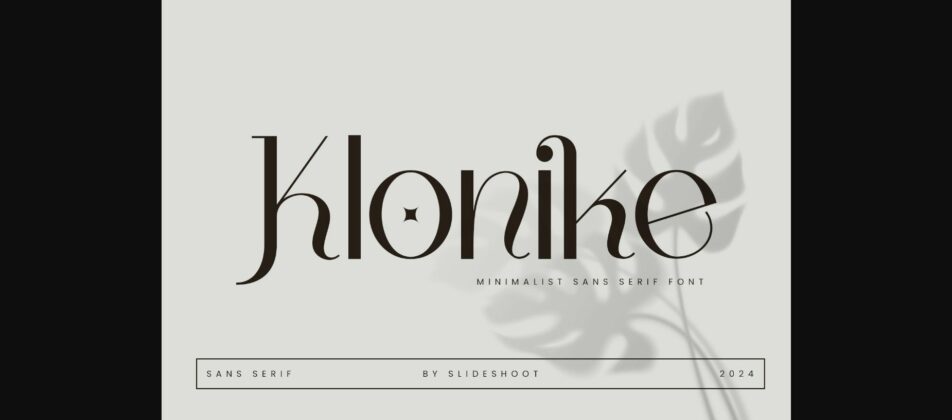 Klonike Font Poster 1