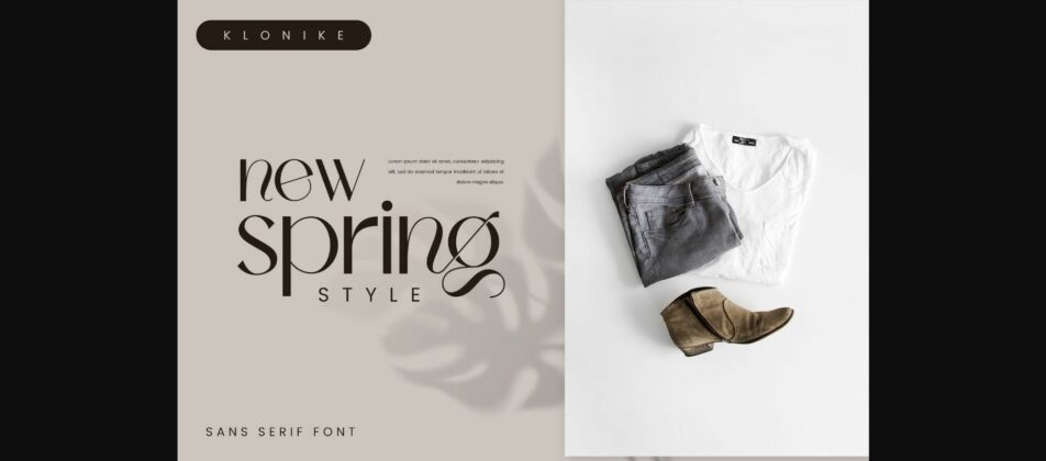 Klonike Font Poster 4