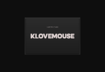 Klovemouse Font Poster 1