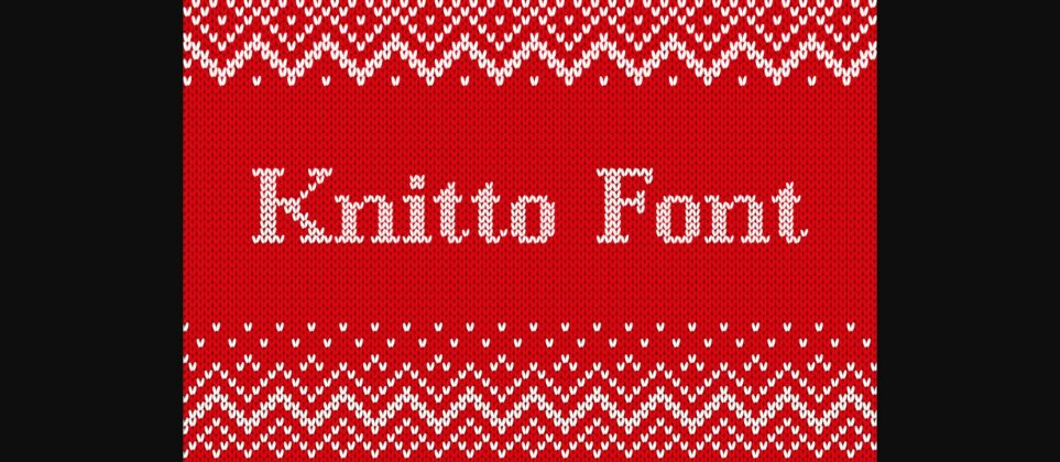 Knitto Font Poster 3