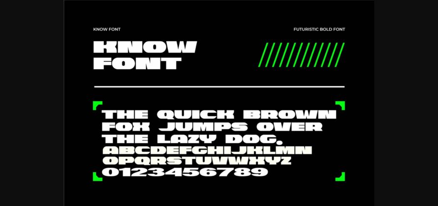Know Font Poster 5