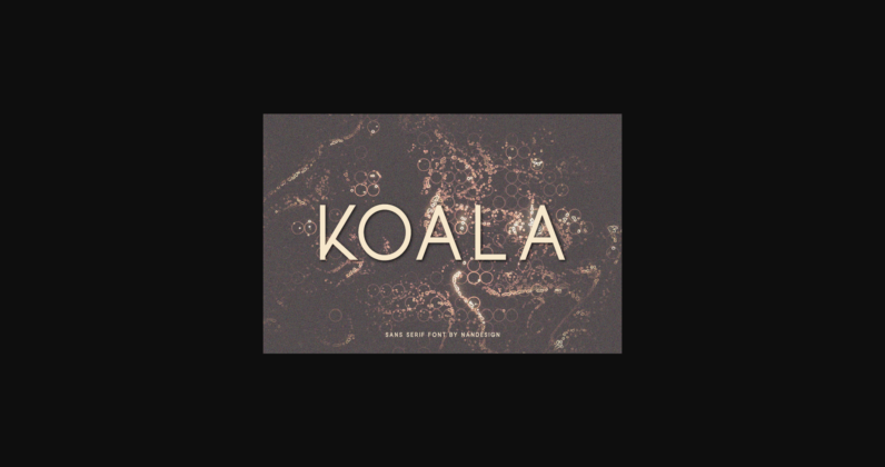 Koala Font Poster 3